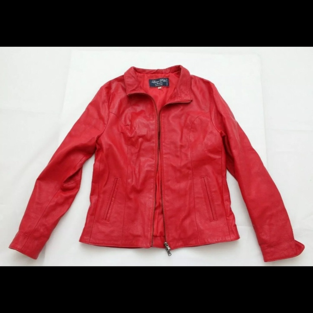 Linea Pelle by Rosario Roma-Firenze Red Jacket